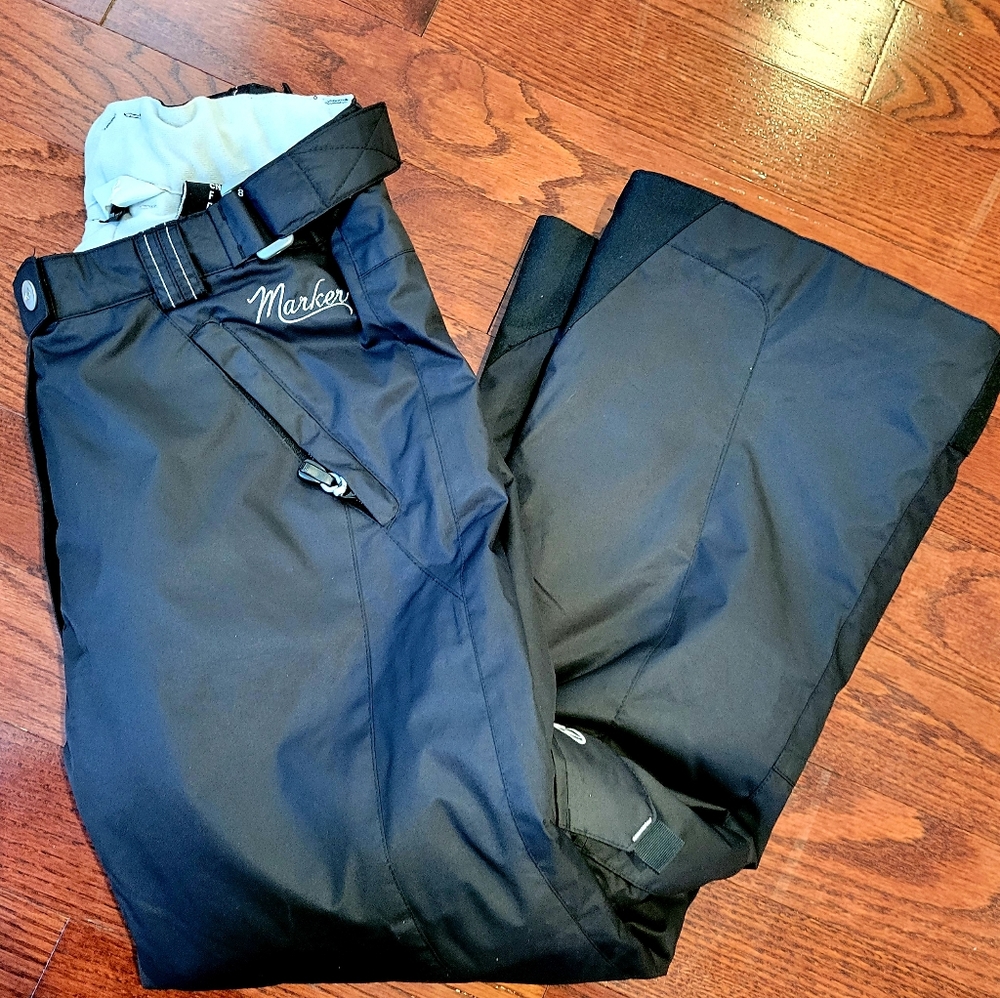 Marker women’s black insulated ski snowboard pants size 8